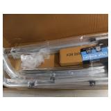 Waterproof Boat Bimini Top Cover - 67-72" W 3 Bow Bimini Top Canvas Sun Shade Boat Canopy -1" Double Wall Aluminum Frame Tube, 2 Straps 2 Rear Support Poles, Storage Boot -SereneLife SLBT3BK671- Retai