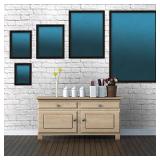 SECO Front Load Easy Open Snap Frame Poster/Picture Frame 24 x 36 Inches, Black Aluminum Frame (SN2436Black)- Retail $40