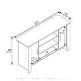 Furinno Econ TV Stand Entertainment Center, Espresso