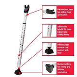 Master Lock 265D Door Security Bar, Adjustable from 27-1/2 in. to 42 in., White