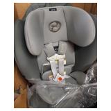Cybex Eternis S, All-in-One Convertible Car Seat, 12-Position Height-Adjustable Reclining Headrest, Side Impact Protection, Manhattan Grey, 120 lb (Non- Sensorsafe)- Retail $299