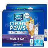 Fresh Step Advanced Clean Paws Multi Cat 37lb