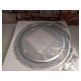 DLLT 48W Modern Dimmable Led Flush Mount Ceiling Light with Remote, 18.9 Inch Round Close to Ceiling Lights Fixture for Bedroom/Living Room/Dining Room Lighting, Timing, 3 Light Color Changeable- Reta