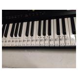 RockJam 61 Portable Electronic Keyboard with Key Note Stickers, Power Supply and Simply Piano App Content, Compact (RJ361)- Retail $69