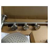 PULSE ShowerSpas 1089-BN Lanai Shower System with 8" Rain Showerhead, 5-Function Hand Shower, 3 Body Spray Jets, Adjustable Slide Bar, Brushed Nickel- Retail $219