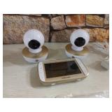 Motorola Video Baby Monitor - 2 Wide Angle HD Cameras with Infrared Night Vision and Remote Pan, Tilt, Zoom - 5-Inch LCD Color Display with Split Screen View, Room Temperature and Sound Alert MBP50-G2