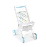 Melissa & Doug Mine to Love Wooden Play Stroller for Dolls-Stuffed Animals - White (18âH x 8âW x 11âD Assembled)- Retail $40