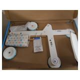 Melissa & Doug Mine to Love Wooden Play Stroller for Dolls-Stuffed Animals - White (18âH x 8âW x 11âD Assembled)- Retail $40