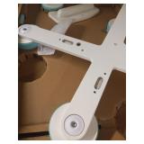 Melissa & Doug Mine to Love Wooden Play Stroller for Dolls-Stuffed Animals - White (18âH x 8âW x 11âD Assembled)- Retail $40