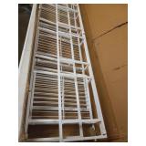 Convenience Concepts Xtra Storage 5 Tier Folding Metal Shelf, White- Retail $52