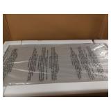 Amazon Basics 24 x 48 Inch Rectangular School Activity Kids Table, Ball Glide Legs, Adjustable Height 19-30 Inch, Grey and Black