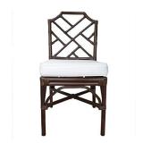 New Pacific Direct Kara Rattan, Set of 2 Dining Chairs, Paloma Brown- Retail $500
