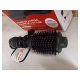 Revlon One-Step Hair Dryer and Volumizer Hot Air Brush, Black Blow Dryer