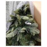 Puleo International 6 1/2 ft. Pre-lit Aspen Green Fir Artificial Christmas Tree 500 UL listed Clear Lights- Retail:$204.99 APG-65C5