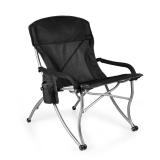 Oniva by Picnic Time Black Pt-xl Camp Chair, BLACK