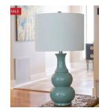 Copper Grove Arans Table Lamp with Off-white Drum Shade (26.5) TL901