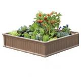 Modern Home Raised Garden Bed Kit - Stackable Modular Flower/Planter Kit (Gardenbed - 4