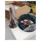 Tiffany Style Bue Jeweled Table Lamp- Retail:$94.49