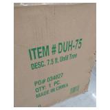 unlit- 7.5-foot Fir Pre-lit or Unlit Artificial Christmas Tree- Retail:$212.98 DUH-75