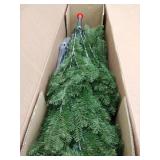 unlit- 7.5-foot Fir Pre-lit or Unlit Artificial Christmas Tree- Retail:$212.98 DUH-75