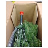 unlit- 7.5-foot Fir Pre-lit or Unlit Artificial Christmas Tree- Retail:$212.98 DUH-75
