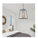 Modern Gold 3-light Crystal Frame Lantern Chandelier Ceiling Pendant Lights- Retail:$169.99