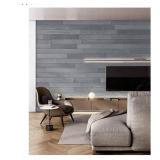 Grey- NaturaPlank Peel and Stick Real Wood Wall Panels with 3M Adheisive Tape, Warm Grey- Retail:$179.00