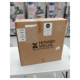 Howard Miller Hewitt Gallery Wall Clock 625-715. 19.75-Inch Diameter Aged look