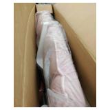 Mainstays Plush Velvet Office Chair, Pearl Blush/white