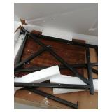 Carbon Loft Hader Reclaimed Brown and Gunmetal Counter Stool- Retail:$95.49 ( ONLY ONE)