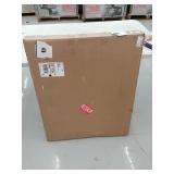 Amanti Art Bathroom Wall Mirror (30" x 32"), Parlor Silver Frame - Bathroom Mirror