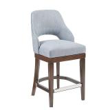 Ellery Counter Height Barstool with Swivel Seat Blue MP104-0510
