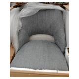 Ellery Counter Height Barstool with Swivel Seat Blue MP104-0510