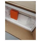 Nantucket Chair Side Table with Charging Station in White- Retail:$128.82 H-78062