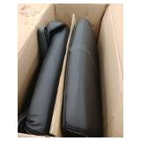 Tufted Black Leather Mid-back Office Chair 23702 WK655636