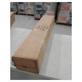 Stratton Home Decor 3 Tier Metal & Wood Wall Shelf, Black S33488