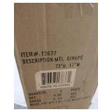 Metal Girafe 73-Inch H, 17-Inch W #13837