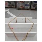 Kate and Laurel Daxton Wood and Metal Wall Shelf - 30.5x31.75- Retail:$151.99 #216472