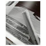 HOMCOM 24" Rustic Industrial Extending Wing Accent End Side Table - Dark Walnut 833-061