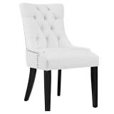 Modway Regent Vinyl Dining Chair EEI-2222-WHI