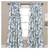 Dolores 52" x 108" Botanical Print Curtain Set