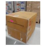 Zuo Modern 101509 Pure 17" Diameter Marble Top Aluminum Side Table, Off-White/Gold- Retail:$199.99