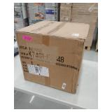 Porch & Den Boucher Modern Metal X-base Ottoman- Retail:$81.99 K7401-F2348