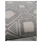 Porch & Den Boucher Modern Metal X-base Ottoman- Retail:$81.99 K7401-F2348