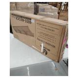 MCombo 39 x 78 inch Window Awning Outdoor Polycarbonate Front Door Patio Cover Garden Canopy 6055-4080 (40"Ã80") (Solid White Bracket/Clear Board)