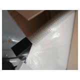 MCombo 39 x 78 inch Window Awning Outdoor Polycarbonate Front Door Patio Cover Garden Canopy 6055-4080 (40"Ã80") (Solid White Bracket/Clear Board)