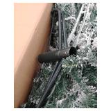 Artificial Christmas Tree Snow Flocked Hinged Tree- Retail:$146.49 CM22068 7.5