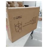 Bar Stool Set of 2,Patio Stools & Bar Chairs Aluminum Frame with Armrest for Garden Pool,Navy Blue ST001NAV Textleine