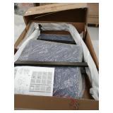 Bar Stool Set of 2,Patio Stools & Bar Chairs Aluminum Frame with Armrest for Garden Pool,Navy Blue ST001NAV Textleine