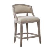 Muriel Counter Height Barstool Natural MP104-0810 DAMAGED